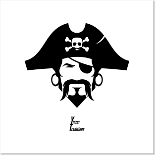 Pirate Head Posters and Art